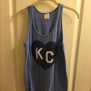 Charlie Hustle KC Heart tank